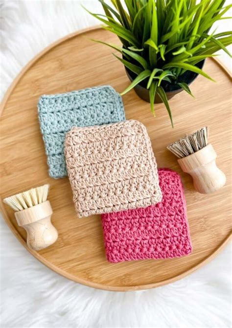 Crochet Dishcloths Daisy Cottage Designs