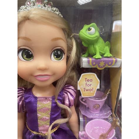 全新 Disney 迪士尼 Costco 下午茶時光玩偶組 長髮公主 Rapunzel 蝦皮購物