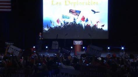 video trump walks   les miserables theme features les