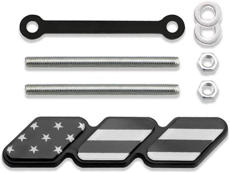 Amazon Blilo Tri Color Grille Badge Emblem Decoration American