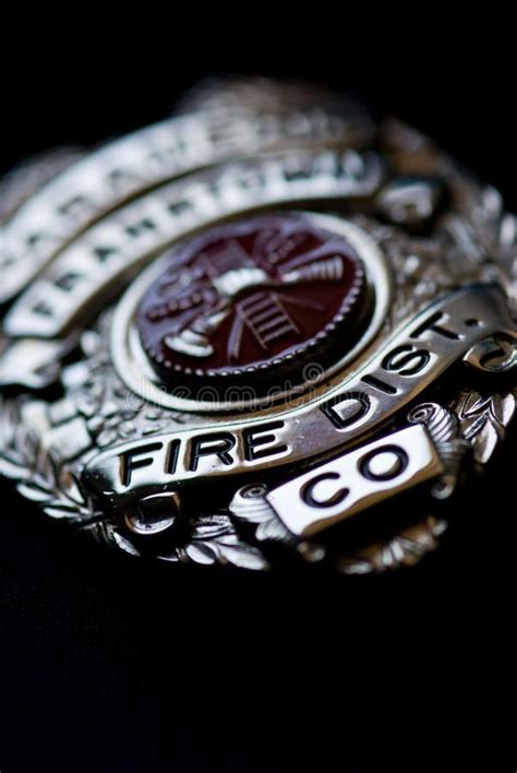 Fire Department Badge Stock Image