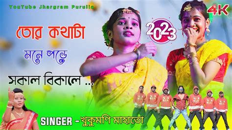 new jhumar song তর কথট মন পড সকল বকল Khukumoni Mahato