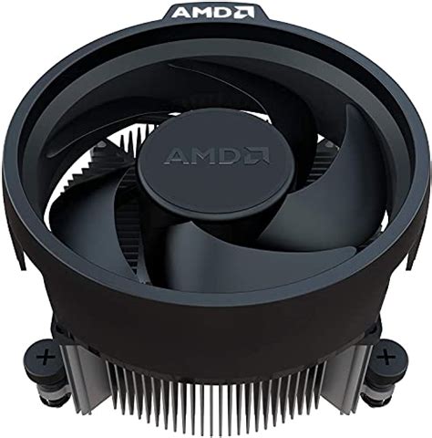 AMD Wraith Stealth Socket AM4 4-Pin Connector CPU Cooler with Aluminum ...