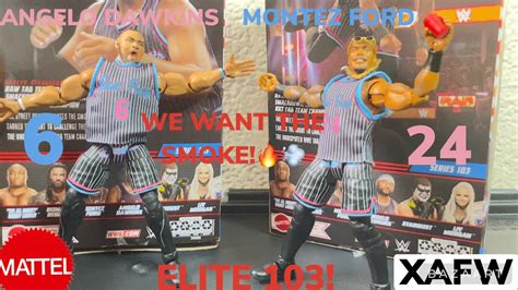 MATTEL ELITE SERIES 103 MONTEZ FORD AND ANGELO DAWKINS THE STREET