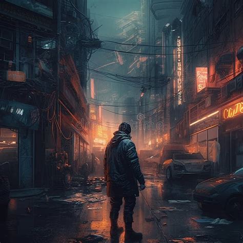 Cyberpunk Apocalypse Stock Illustrations 2 262 Cyberpunk Apocalypse