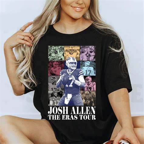 Josh Allen The Eras Tour Shirt Josh Allen T Shirt Fan Etsy