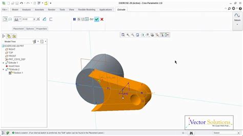 3D Model In Creo Parametric Detailed Explanation YouTube