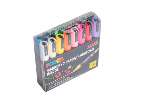 Zestaw Marker W Dekoracyjnych Z Farb Plakatow Szt Posca M W Etui