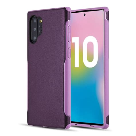 For Samsung Galaxy Note 10 Plus Case By Insten Slim Armor Color Block Hard Plasticsoft Tpu