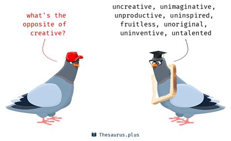 Creative Synonyms And Creative Antonyms Similar And Opposite Words For