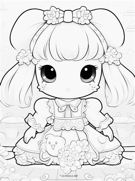 Cinnamoroll Sanrio Character Coloring Page Instant Digital Downloa