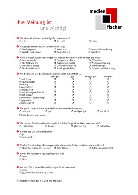 Fragebogen für kundenbefragung Kundenbefragung fragebogen muster