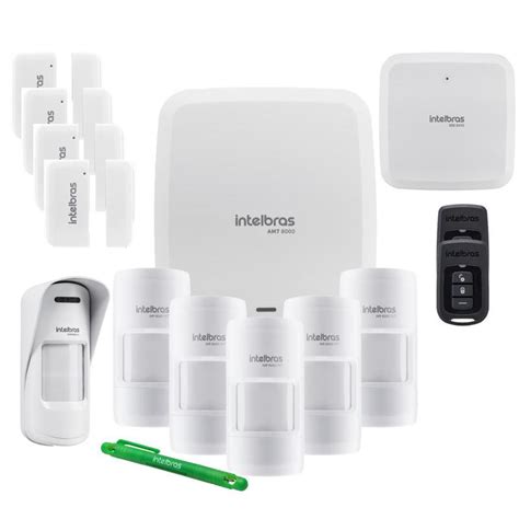 Kit Sistema De Alarme Completo Amt Intelbras Alarme Residencial