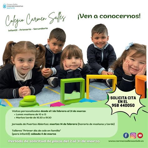 Ven A Conocernos Periodo De Solicitud De Plaza Curso 2324 Colegio Carmen Sallés