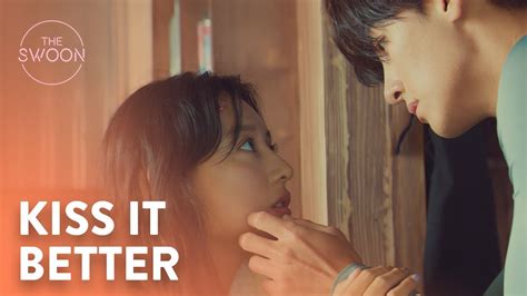 ji chang wook kisses kim ji wons wounds lovestruck   city ep