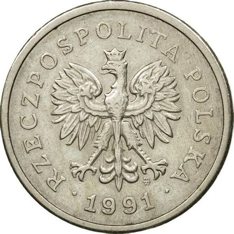 1 złoty 1991 MW cena monety Polska III RP po denominacji