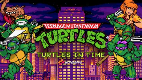 Teenage Mutant Ninja Turtles Turtles In Time 1991 Arcade 4 Players