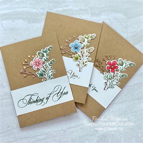 Fresh Cut Flowers Bundle Note Cards Stamp Your Art Out