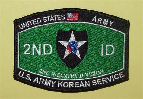 UNITED STATES ARMY 2ND INFANTRY DIVISION "KOREAN SERVICE" MILITARY ...