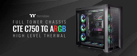 Amazon Thermaltake Cte C Tg Argb E Atx Full Tower With