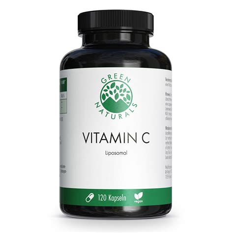 Green Naturals Liposomales Vitamin C Mg Zur Unterst Tzung Des