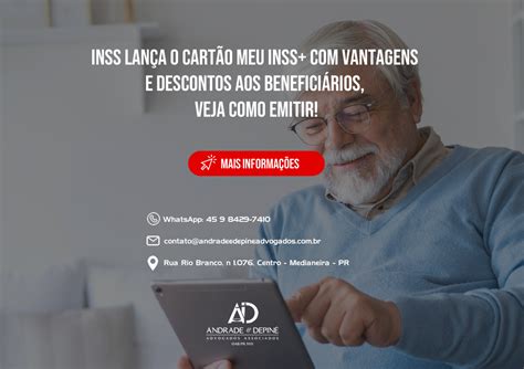 INSS lança o cartão Meu INSS vantagens e descontos aos