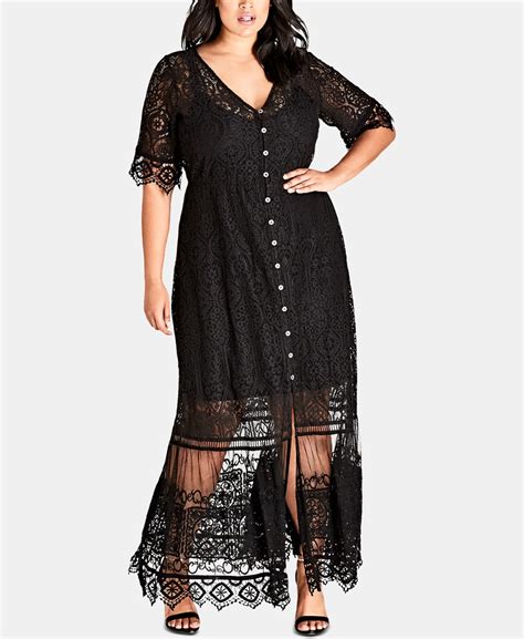 City Chic Trendy Plus Size Lace Maxi Dress And Reviews Dresses Plus