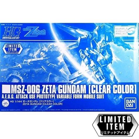 MSZ 006 Zeta Gundam Clear Color HGUC 1 144 NShop Game Hobby