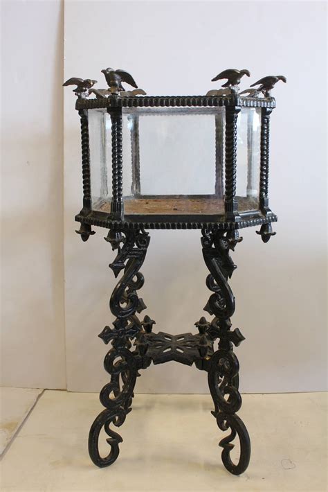 Antique Cast Iron Aquarium at 1stDibs | cast iron fish tank