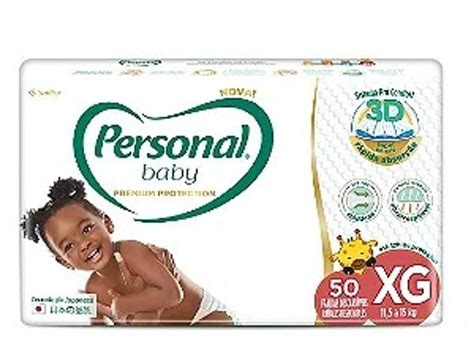 Fralda Descartável Personal Baby Premium Pacote Hiper Bebê Criança