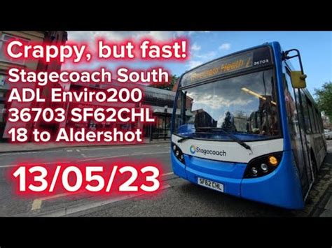 Crappy But Fast Stagecoach South ADL Enviro200 36703 SF62CHL Speeds