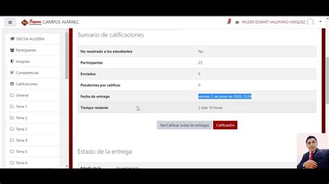 Como Subir Una Tarea Al Moodle Youtube