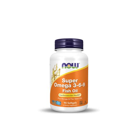 Now Super Omega Fish Oil Cardiovascular Health Supplement