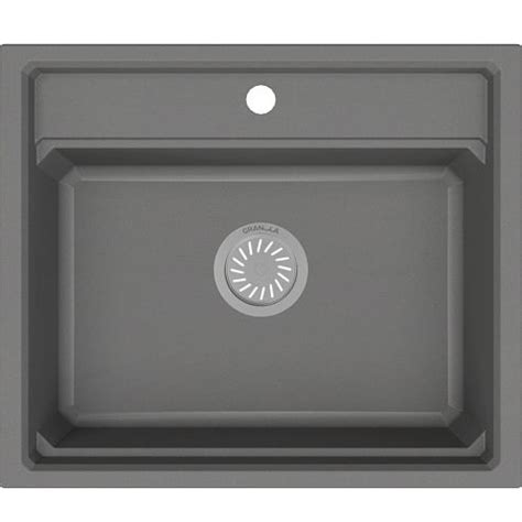 Кухонная мойка Granula KS-6003 алюминиум - купить с доставкой по ...