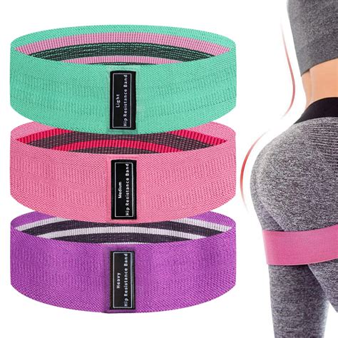 Fabric Resistance Hip Booty Bands Glute Thigh Elastic Workout Bands