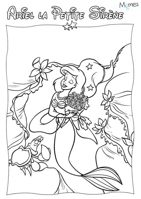 Coloriage Ariel La Petite Sir Ne Momes