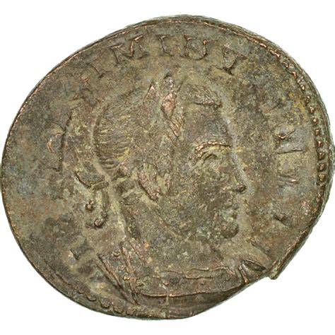 Coin Maximinus II Follis AD 310 313 Trier Bronze RIC 845a