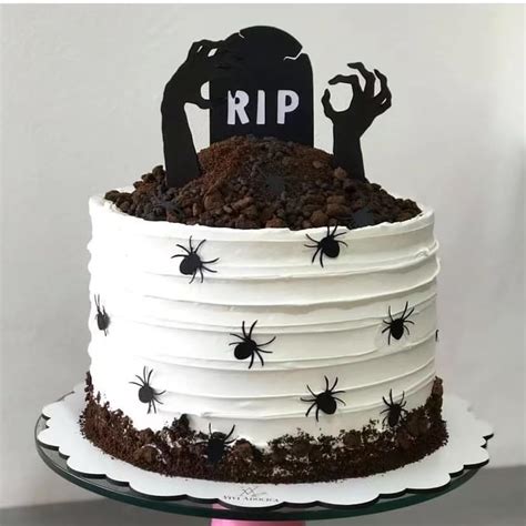 Amazon Halloween Cake Toppers Horror RIP Tombstone 3pcs Classic