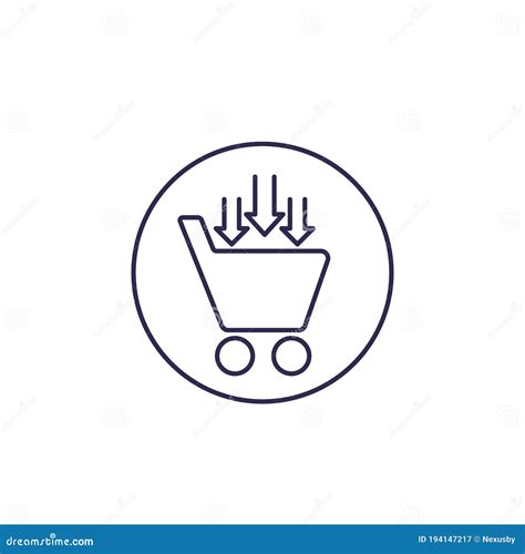 Purchase Order Commerce Vector Icon Line Stock Vector Illustration Of Service Order 194147217