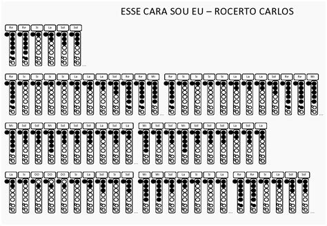 Cifras FÁceis Para Flauta Doce Esse Cara Sou Eu Roberto Carlos