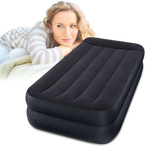 Intex Luftbett Mit Pumpe G Stebett Luftmatratze Selbstaufblasend