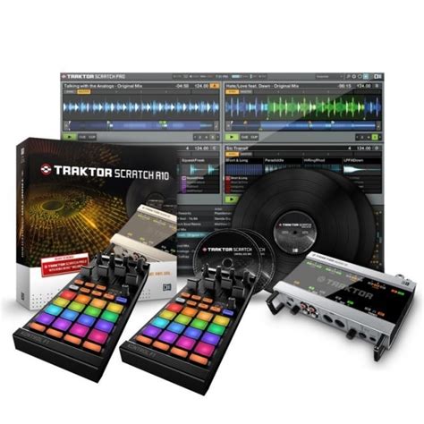 Traktor Scratch Pro 2 A10 Audio Interface Digital Vinyl DJ System With