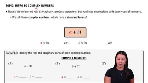 Complex Numbers Video Tutorials Practice Problems Channels