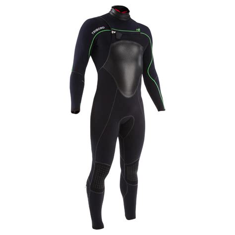 900 543 Mm Neoprene Front Zip Surf Wetsuit Tribord Decathlon