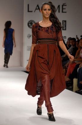 Count India Mumbai Lakme Fashion Week Mar Stock Pictures