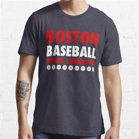 Boston Baseball 18 T Shirt For Sale By Elliottcole Redbubble