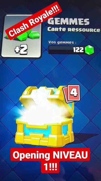 Opening Du Niveau 1 Du Pass Royale Sur Clash Royale épisode 13 Shorts Youtube