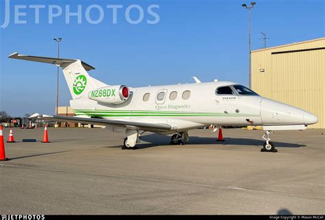 N288DX Embraer 500 Phenom 100 Quest Diagnostics Mason McCall