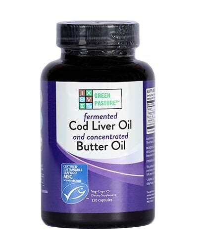 Green Pasture Fermented Cod Liver Oil Butter Oil