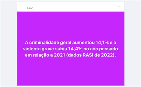 A Criminalidade Geral Aumentou 14 1 E A Criminalidade Violenta